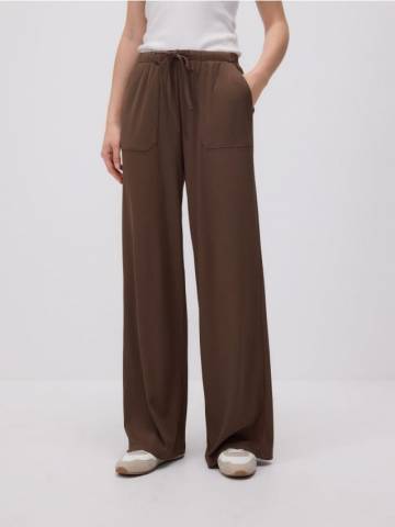Reserved - LADIES` TROUSERS - темно коричневий - 8730B-89X Reserved - LADIES` TROUSERS - темно коричневий - 8730B-89X