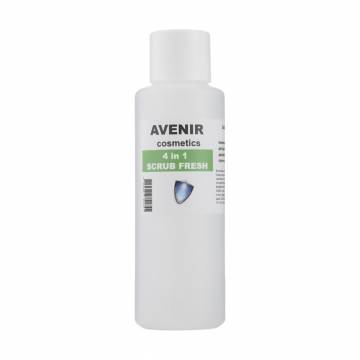 Средство для обезжиривания ногтей Avenir Cosmetics 4 in 1 Scrub Fresh, 100 мл Средство для обезжиривания ногтей Avenir Cosmetics 4 in 1 Scrub Fresh, 100 мл