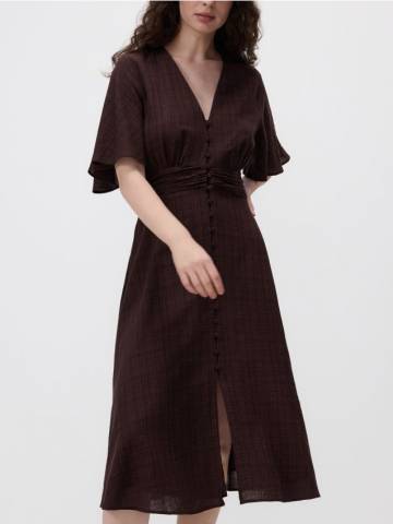 Reserved - LADIES` DRESS - коричневий - 520FB-88X Reserved - LADIES` DRESS - коричневий - 520FB-88X