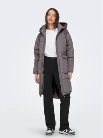 ONLY Пуховик 15160167 Сірий Relaxed Fit ONLY Пуховик 15160167 Сірий Relaxed Fit
