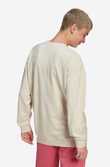 Кофта adidas Originals женская цвет бежевый с принтом HL0048-cream Кофта adidas Originals женская цвет бежевый с принтом HL0048-cream