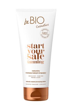 Бронзирующий лосьон для тела beBIO Start Your Safe Tanning Natural Creamy Bronzing Lotion, 200 мл