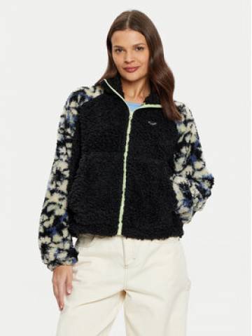 Roxy Флісовий реглан Waves Of Warmth ERJPF03186 Чорний Loose Fit Roxy Флісовий реглан Waves Of Warmth ERJPF03186 Чорний Loose Fit