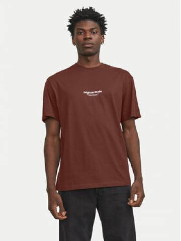 Jack&Jones Футболка Vesterbro 12240121 Коричневий Relaxed Fit Jack&Jones Футболка Vesterbro 12240121 Коричневий Relaxed Fit