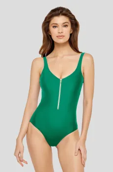 Женский зеленый купальник Зеленый 40 MARC&ANDRE SP20-02