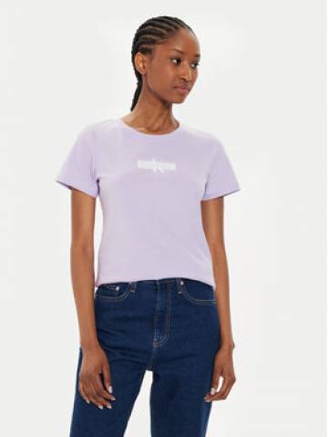 Calvin Klein Jeans Футболка Faded Monologo J20J223625 Фіолетовий Slim Fit Calvin Klein Jeans Футболка Faded Monologo J20J223625 Фіолетовий Slim Fit
