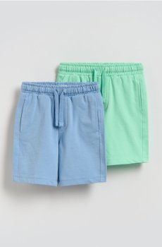 Reserved - Бавовняні шорти, 2 пари - синій - 709HN-55X