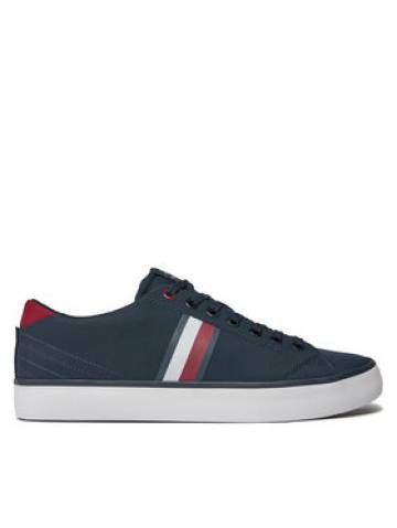 Tommy Hilfiger Снікерcи Th Hi Vulc Low Stripes Mesh FM0FM04946 Голубий Tommy Hilfiger Снікерcи Th Hi Vulc Low Stripes Mesh FM0FM04946 Голубий