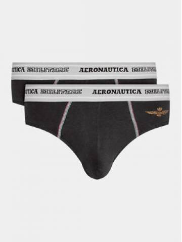 Aeronautica Militare Набір з 2 пар сліпів AM1USL002 Чорний Aeronautica Militare Набір з 2 пар сліпів AM1USL002 Чорний