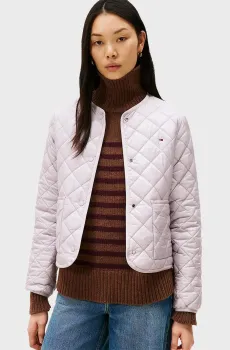 Женская сиреневая куртка PADDED Сиреневый S Tommy Hilfiger WW0WW47290