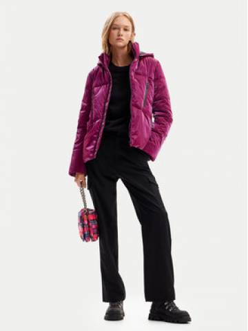 Desigual Пуховик Flam 24WWEWBP Рожевий Regular Fit Desigual Пуховик Flam 24WWEWBP Рожевий Regular Fit