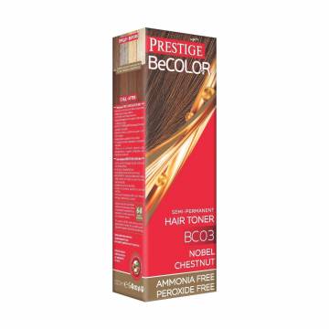 Безаммиачный оттеночный бальзам для волос Vips Prestige BeColor Semi-Permanent Hair Toner BC03 Благородный орех, 100 мл Безаммиачный оттеночный бальзам для волос Vips Prestige BeColor Semi-Permanent Hair Toner BC03 Благородный орех, 100 мл