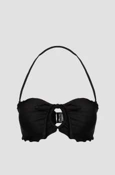 Женский черный лиф от купальника Черный XS HUGO 50540235;001