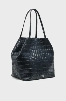 Женский темно-синий кожаный шоппер Синий ONESIZE Bimba Y Lola 261BBEJ8Q.10408