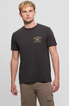 Мужская темно-коричневая футболка Коричневый XL Guess M5RI86.K9RM1;JTMU