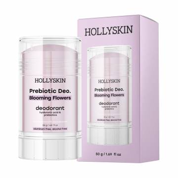 Парфюмированный дезодорант Hollyskin Prebiotic Deo. Blooming Flowers женский, с гиалуроновой кислотой и пребиотиками, 50 г Парфюмированный дезодорант Hollyskin Prebiotic Deo. Blooming Flowers женский, с гиалуроновой кислотой и пребиотиками, 50 г
