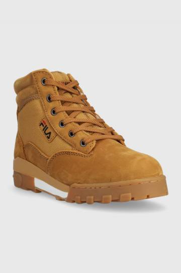 Полусапоги Fila Grunge женские цвет коричневый на платформе Полусапоги Fila Grunge женские цвет коричневый на платформе