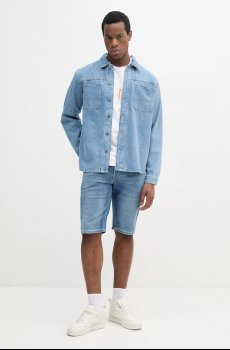 Джинсовые шорты Pepe Jeans SLIM GYMDIGO SHORT TRACK