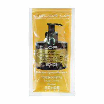 Тонирующая маска для волос Echosline Color Up Regenerating Color Mask золота, 15 мл Тонирующая маска для волос Echosline Color Up Regenerating Color Mask золота, 15 мл