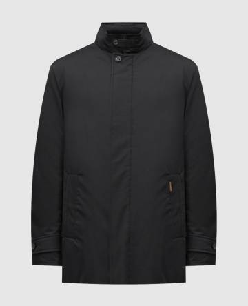 Черная пуховая куртка REIS