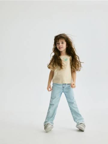 Reserved - Джинси high waist flare - синій - 764CV-05J Reserved - Джинси high waist flare - синій - 764CV-05J