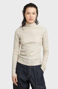 Женский бежевый гольф Coated Бежевый M G-Star RAW D25069,D799