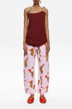 Женские розовые джинсы с узором Розовый 40 Bimba Y Lola 251BR6102.10125