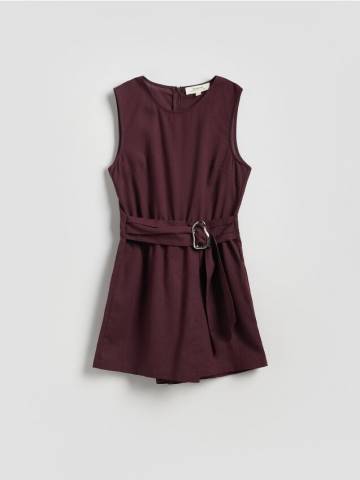 Reserved - Комбінезон із ліоцелу - burgundy - 079GP-53X Reserved - Комбінезон із ліоцелу - burgundy - 079GP-53X