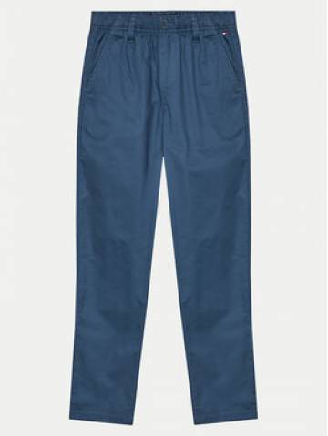 Tommy Hilfiger Штани з тканини Monotype KB0KB09146 Голубий Regular Fit Tommy Hilfiger Штани з тканини Monotype KB0KB09146 Голубий Regular Fit