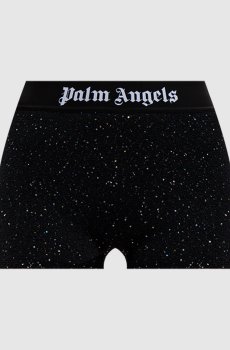 Черные шорты клеш Soiree в паетки