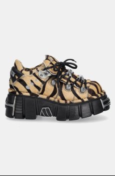 Кожаные кроссовки New Rock PELO CEBRA