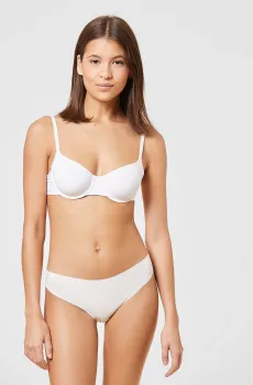 Женские белые трусики-миди PURE FIT WE CARE Белый M Etam 6535741