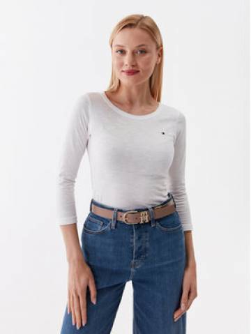 Tommy Hilfiger Блузка WW0WW37861 Écru Slim Fit