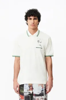 Мужское белое поло Белый XL Lacoste PH800870V