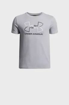 Детская серая футболка UA GL FOUNDATION SS Серый 8 Under Armour 6005010-011