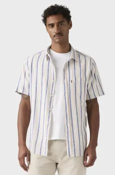 Мужская рубашка в полоску Разноцветный L Levi’s® 86624;0078