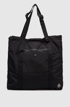 Черная сумка-тоут с логотипом
