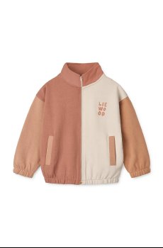 Детская хлопковая кофта Liewood Cassius Zip-up Sweatshirt