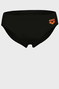 Детские черные плавки LETTERING SWIM BRIEFS Черный 6 Arena 010865-500