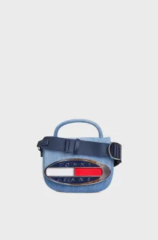 Женская голубая джинсовая сумка TJW ORIGIN CROSSOVER DENIM Голубой ONESIZE Tommy Jeans AW0AW16851
