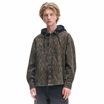 Cropp - Сорочка з каптуром - коричневий Cropp - Сорочка з каптуром - коричневий