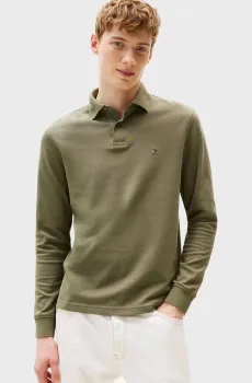 Мужское оливковое поло 1985 REGULAR Оливковый M Tommy Hilfiger MW0MW20183