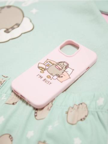 Чохол для телефону iPhone 15 Pusheen the Cat - рожевий Чохол для телефону iPhone 15 Pusheen the Cat - рожевий