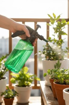 Садовий обприскувач з помпою - темно-зелений