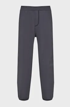 Мужские темно-серые спортивные брюки WASH MONOLOGO Серый XL Calvin Klein Jeans J30J324953