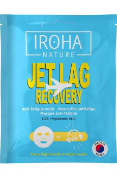 Тканевая маска для лица Iroha Nature Jet Lag Recovery Anti-Fatigue Mask против усталости, 20 мл