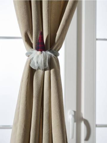 ачки для штор - сірий