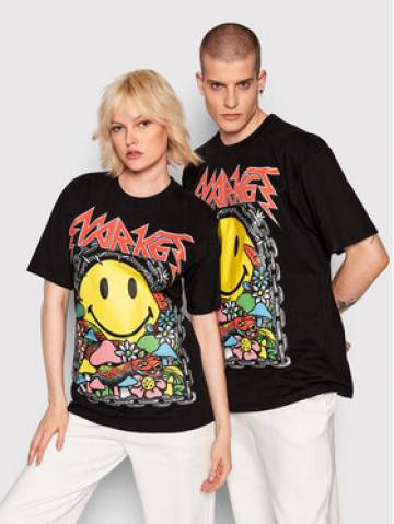 Market Футболка Unisex SMILEY Iron 399001064 Чорний Relaxed Fit Market Футболка Unisex SMILEY Iron 399001064 Чорний Relaxed Fit