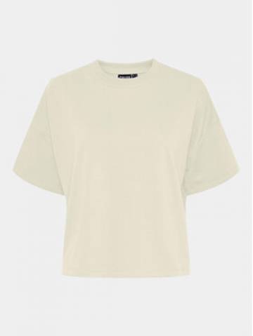 Pieces Футболка Chilli Summer 17118870 Écru Loose Fit Pieces Футболка Chilli Summer 17118870 Écru Loose Fit