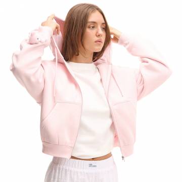 Cropp - Світшот із аплікацією - пастельний рожевий Cropp - Світшот із аплікацією - пастельний рожевий